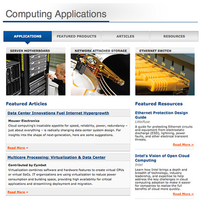 貿(mào)澤電子擴展應(yīng)用與技術(shù)子網(wǎng)站，助力計算機網(wǎng)絡(luò)工程師創(chuàng)新設(shè)計