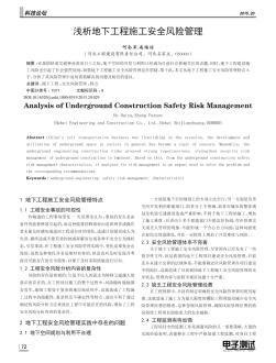地下工程與安防系統(tǒng)施工中的安全技術(shù)防范體系構(gòu)建